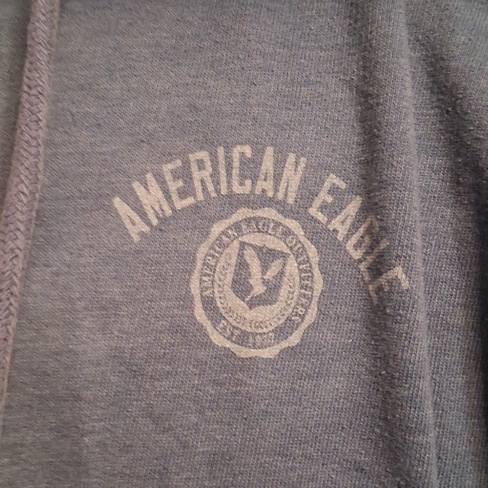 American Eagle Zip Up Hooded Sweatshirt Size Small - Picture 6 of 10